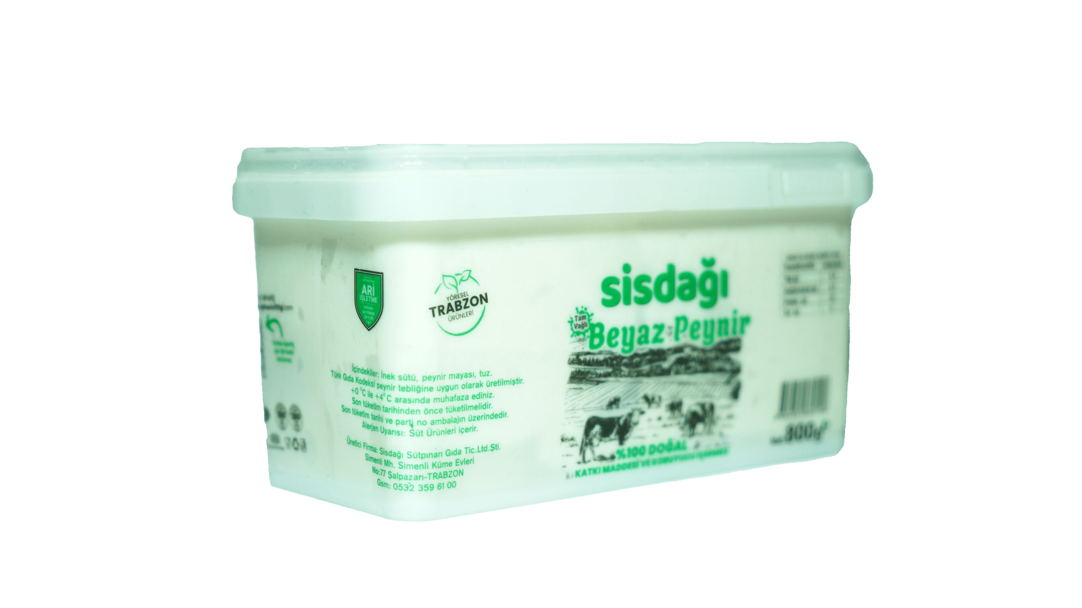 Sisdağı Doğal Beyaz Peynir 800gr