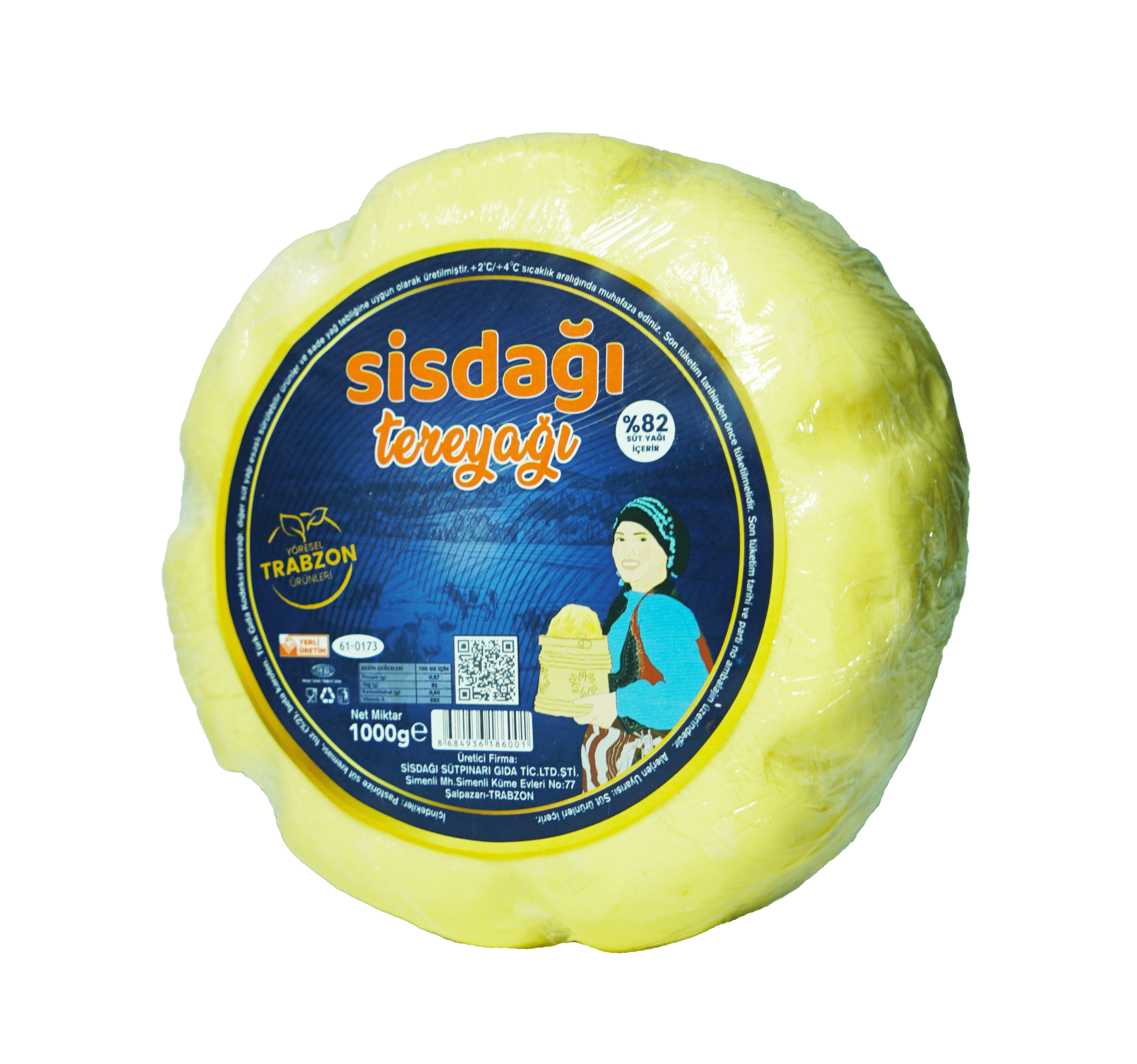 Trabzon Sisdağı Tereyağı 1 KG